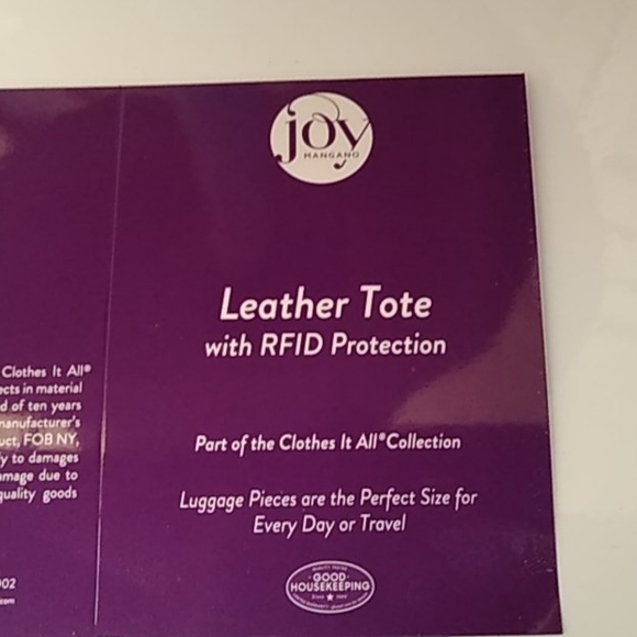 Joy Mangano Bags Joy Mangano Leather Tote Poshmark